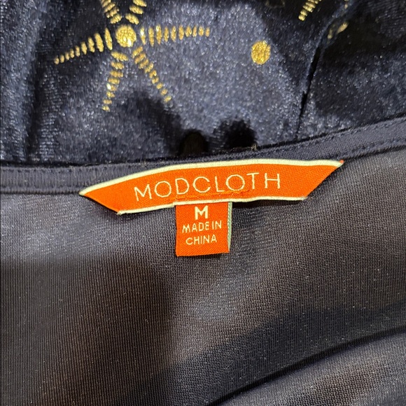 Modcloth Navy Starry Dress - Picture 5 of 7